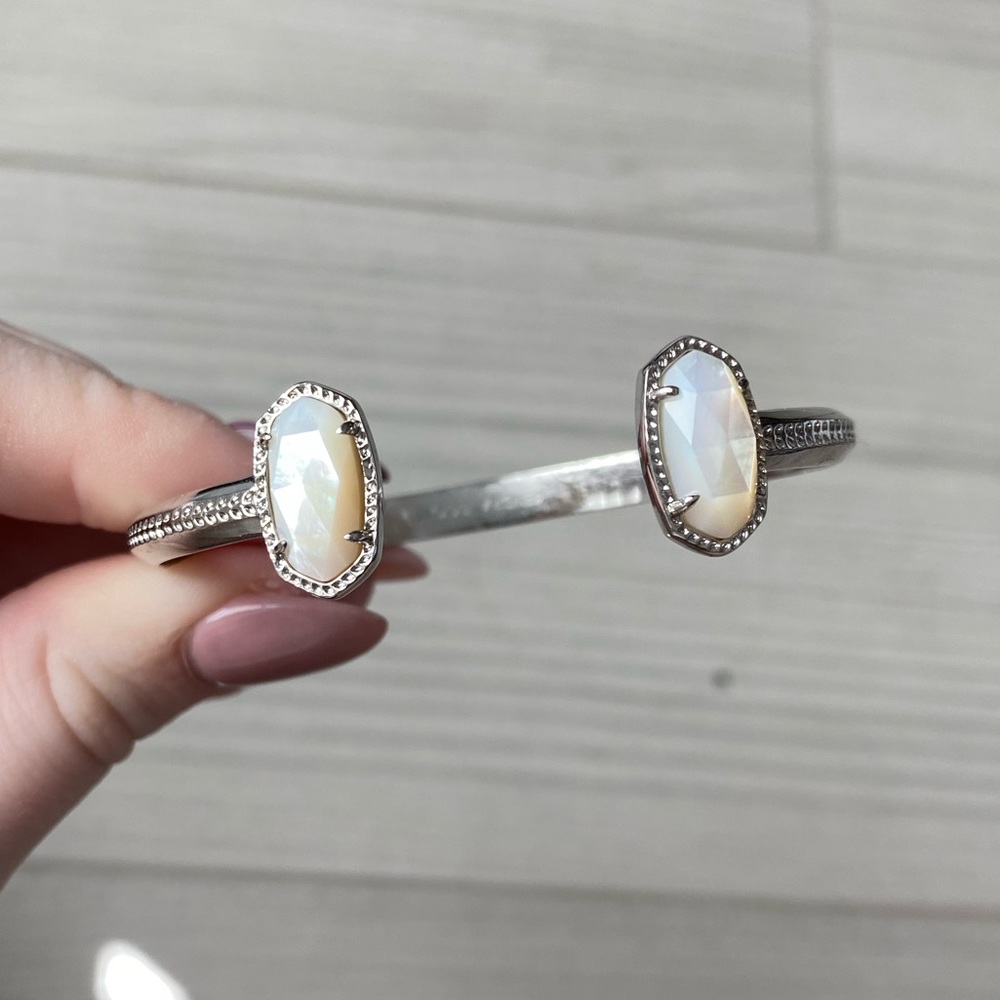 Kendra Scott Elton Bracelet Silver Ivory